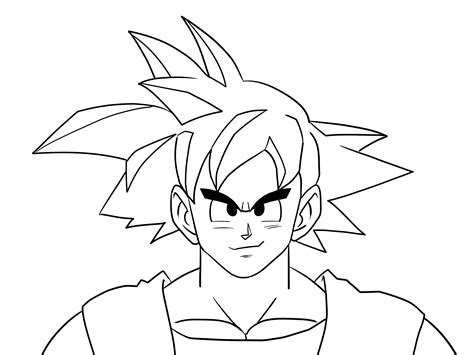 dibujos de goku para dibujar